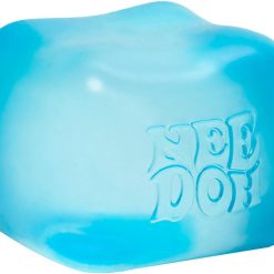 NeeDoh Sensory Toy Nice Cube - Sensory Squeeze Toy with Super Solid Squish - 2.25 Cube - Pink