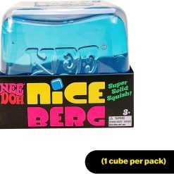 Alternative view of NeeDoh Sensory Toy Nice Berg - Giant NeeDoh Nice Cube - Sensory Squeeze Toy with a Super Solid Squish (Pack of 1)