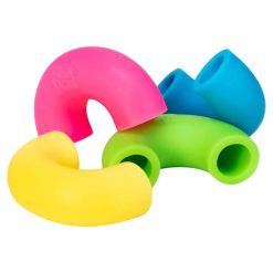 NeeDoh Sensory Toy Mac 'N' Squeeze - Sensory Squeeze Toy - Contains 4 Squishy Noodles
