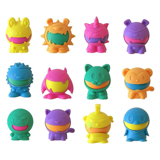 NeeDoh Sensory Toy GrandeNero Squeezy, Stretchy-Dohjees Pop - Swap Teenie Nee Doh on The Inside (One Per Order)-Blind Box - Image 2