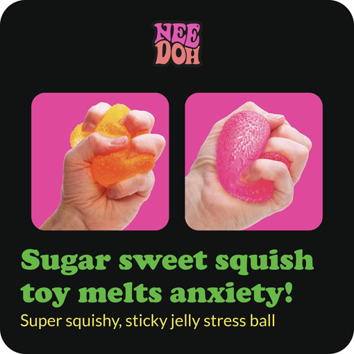 NeeDoh Sensory Toy Gumdrop Textured Sensory Fidget Toy with Super Solid Squish - Image 6