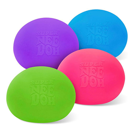 NeeDoh Sensory Toy Original Super Nee Doh Stress Ball Fidget Toy - Huge 4.5" in Diameter - Ages 3+ - Image 4