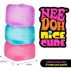 Alternative view of NeeDoh Sensory Toy Nice Cube - Sensory Squeeze Toy with Super Solid Squish - 2.25 Cube