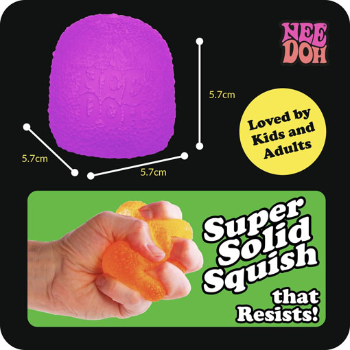 NeeDoh Sensory Toy Gumdrop Textured Sensory Fidget Toy with Super Solid Squish - Image 7
