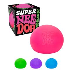 NeeDoh Sensory Toy Original Super Nee Doh Stress Ball Fidget Toy - Huge 4.5" in Diameter - Ages 3+