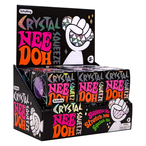 NeeDoh Sensory Toy Crystal - Sensory Squeeze Toy - Shimmering Liquid Filling - Image 3