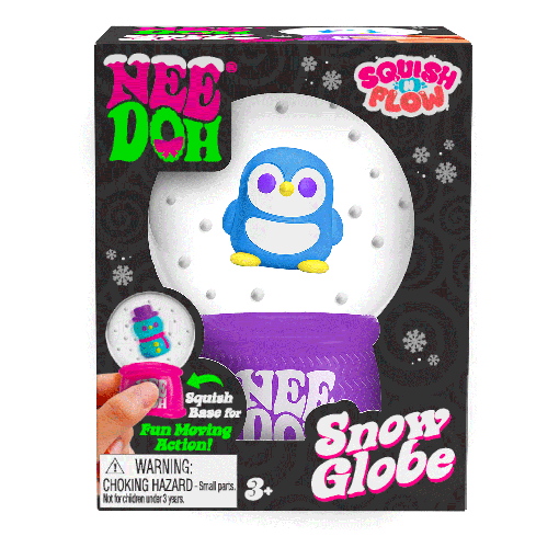 NeeDoh Sensory Toy Squish N Flow Snow Globe - Image 2