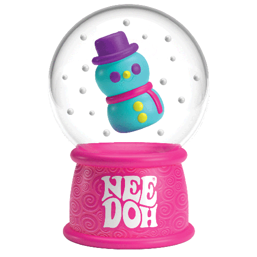 NeeDoh Sensory Toy Squish N Flow Snow Globe - Image 6