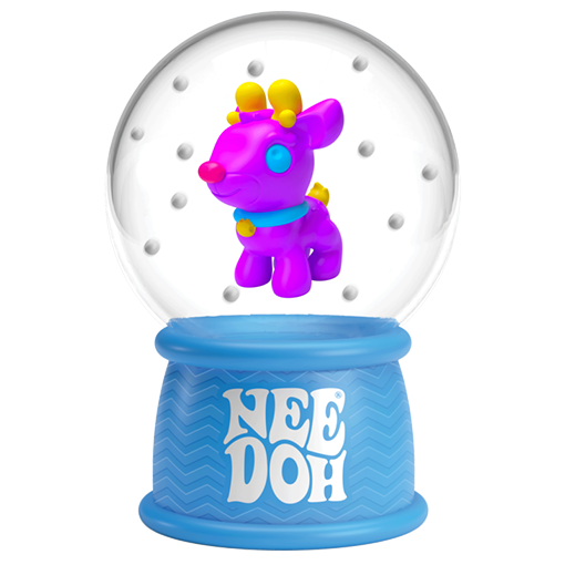 NeeDoh Sensory Toy Squish N Flow Snow Globe - Image 4