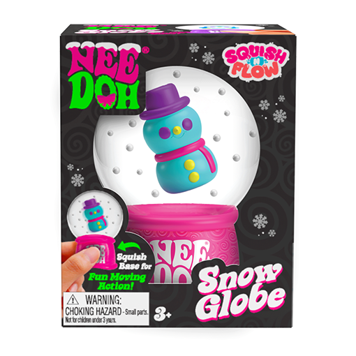 NeeDoh Sensory Toy Squish N Flow Snow Globe - Image 3