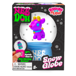 NeeDoh Sensory Toy Squish N Flow Snow Globe