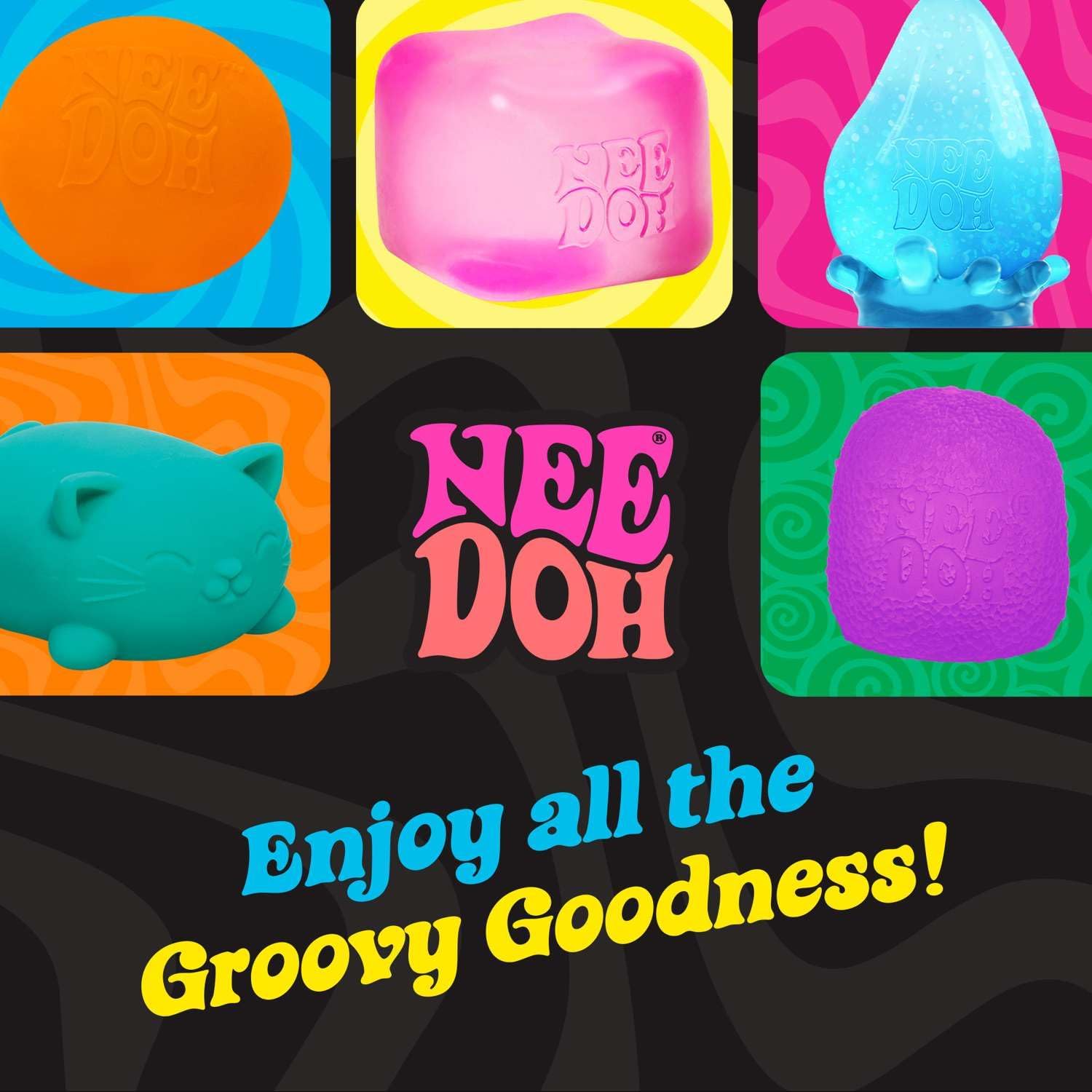 NeeDoh Sensory Toy Advent Calendar - 24 Days of Sensory Surprises - Squishy Toys with Fun Shapes and Textures - Ages 3 and Up - Color May Vary; 24 NeeDoh Toys in One Calendar - Image 6