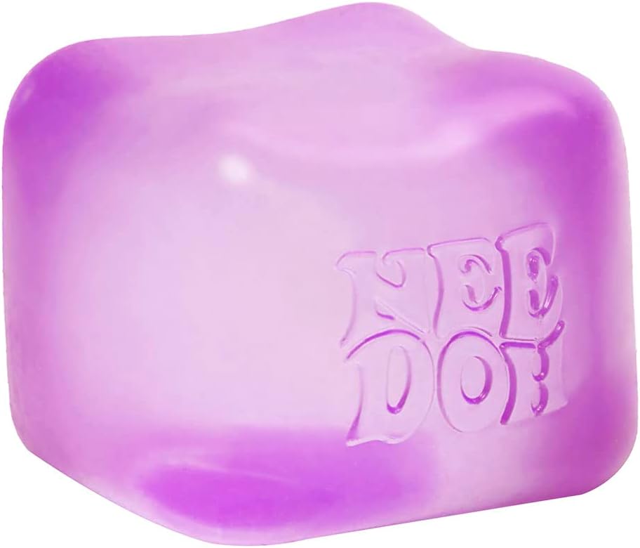 NeeDoh Sensory Toy Nice Cube Sensory Toy with a Super Solid Squish - Colors May Vary 3 Pack - Image 3