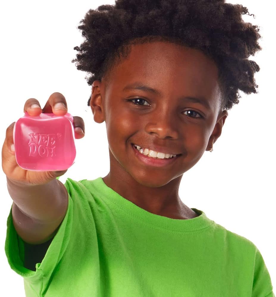 NeeDoh Sensory Toy Nice Cube Sensory Toy with a Super Solid Squish - Colors May Vary 3 Pack - Image 8