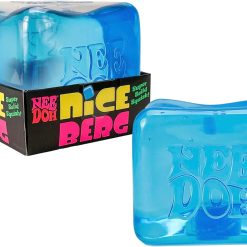 NeeDoh Sensory Toy Nice Berg - Giant NeeDoh Nice Cube - Sensory Squeeze Toy with a Super Solid Squish (Pack of 1)