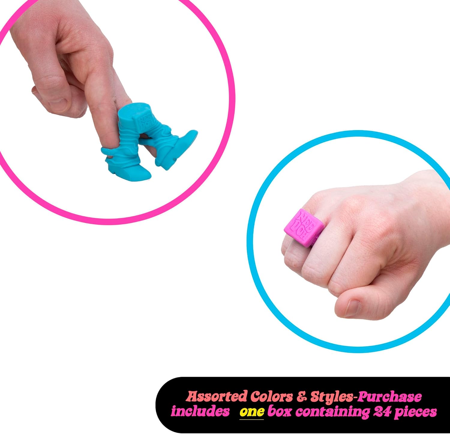 NeeDoh Sensory Toy Squishmas Advent Calendar - 24 Mini Squeeze Toys - Christmas Countdown - Ages 3 to Adult - Image 3